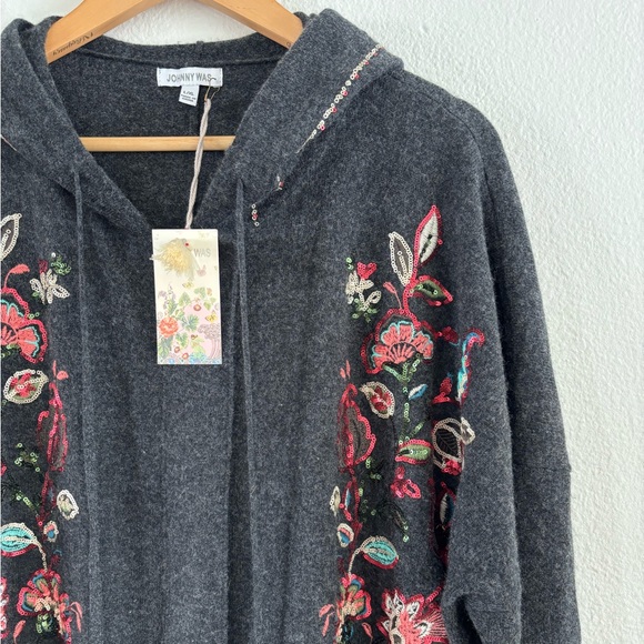 Johnny Was Cashmere Sweater Brenda Cape NWT L/XL - Picture 4 of 16